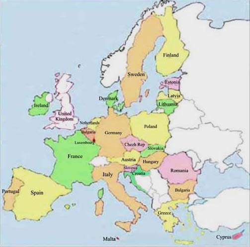 EU map